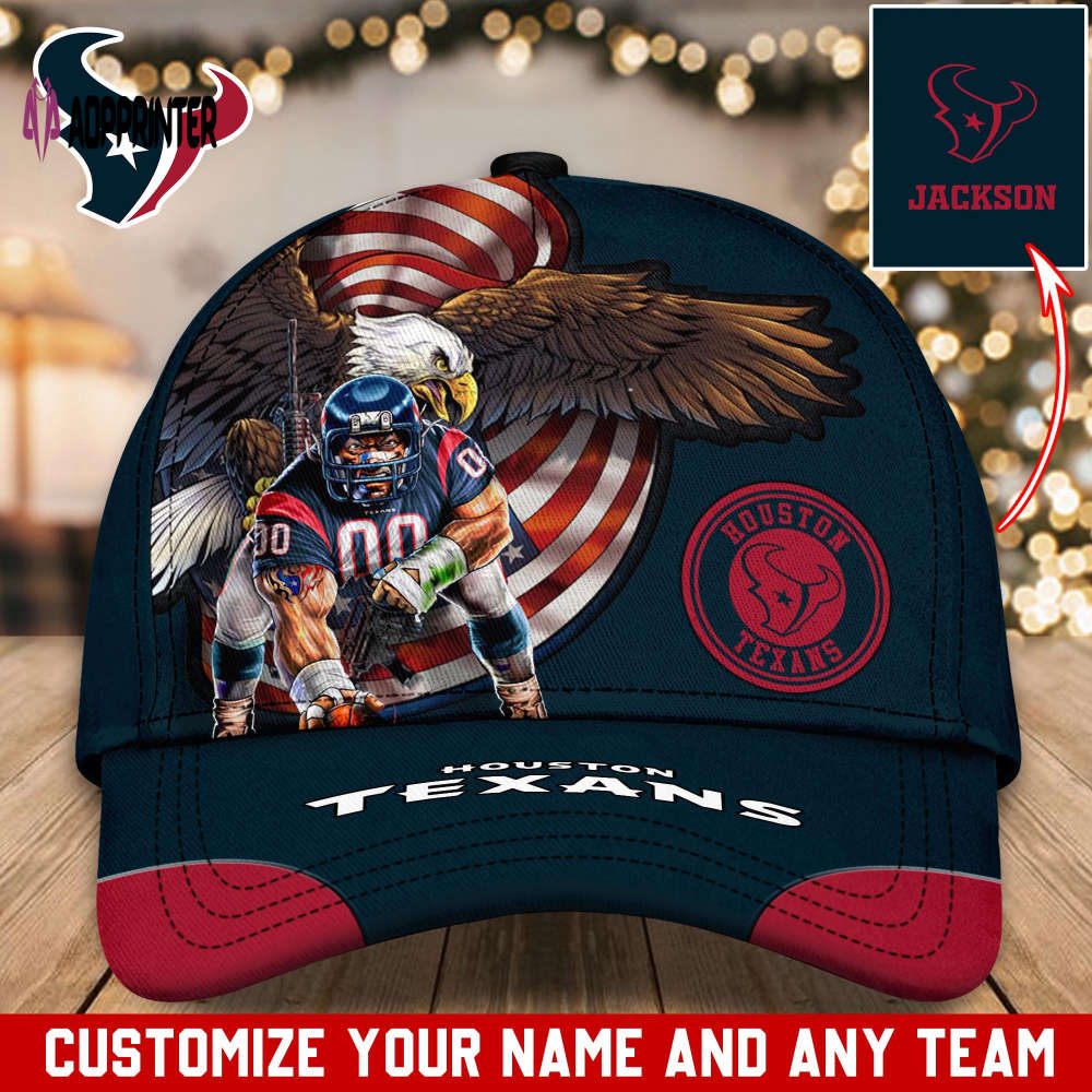 Houston Texans NFL Classic CAP Hats For Fans Custom