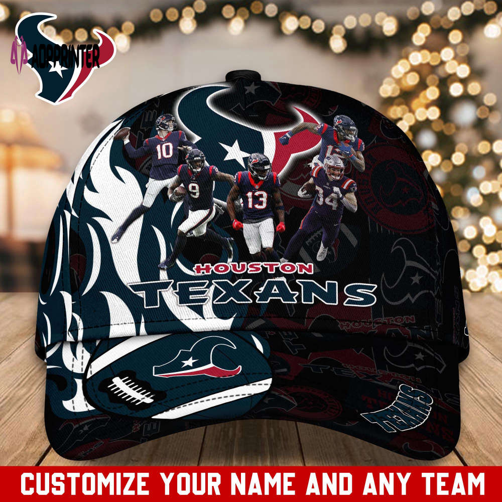 Houston Texans NFL Classic CAP Hats For Fans Custom