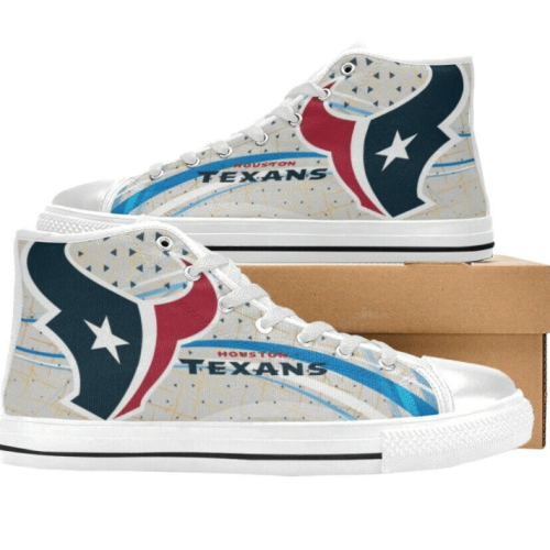 Houston Texans NFL Football Custom Canvas High Top Shoes