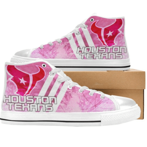 Houston Texans NFL Football Custom Canvas High Top Shoes HT1144