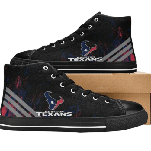 Houston Texans NFL Football Custom Canvas High Top Shoes HT1159