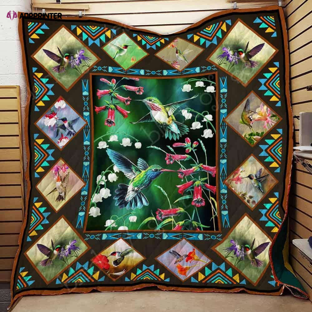 Hummingbird Quilt Blanket NTH230704