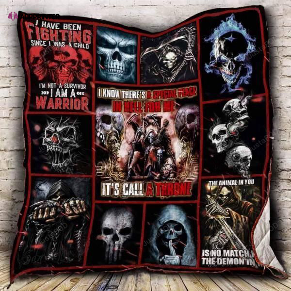 I Know There’s A Special Place In Hell For Me It’s Call A Throne Quilt Blanket Great Customized Blanket Gifts For Birthday Christmas Thanksgiving