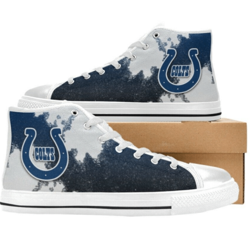 Indianapolis Colts NFL Football Custom Canvas High Top Shoes