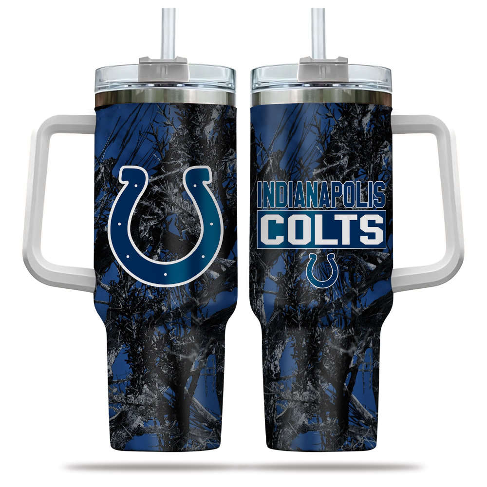 Indianapolis Colts NFL Hunting Personalized Stanley Tumbler 40oz