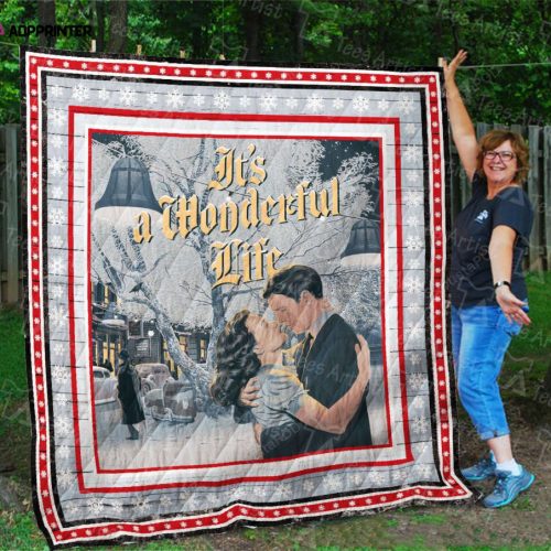 It’s A Wonderful Life Christmas Quilt Blanket