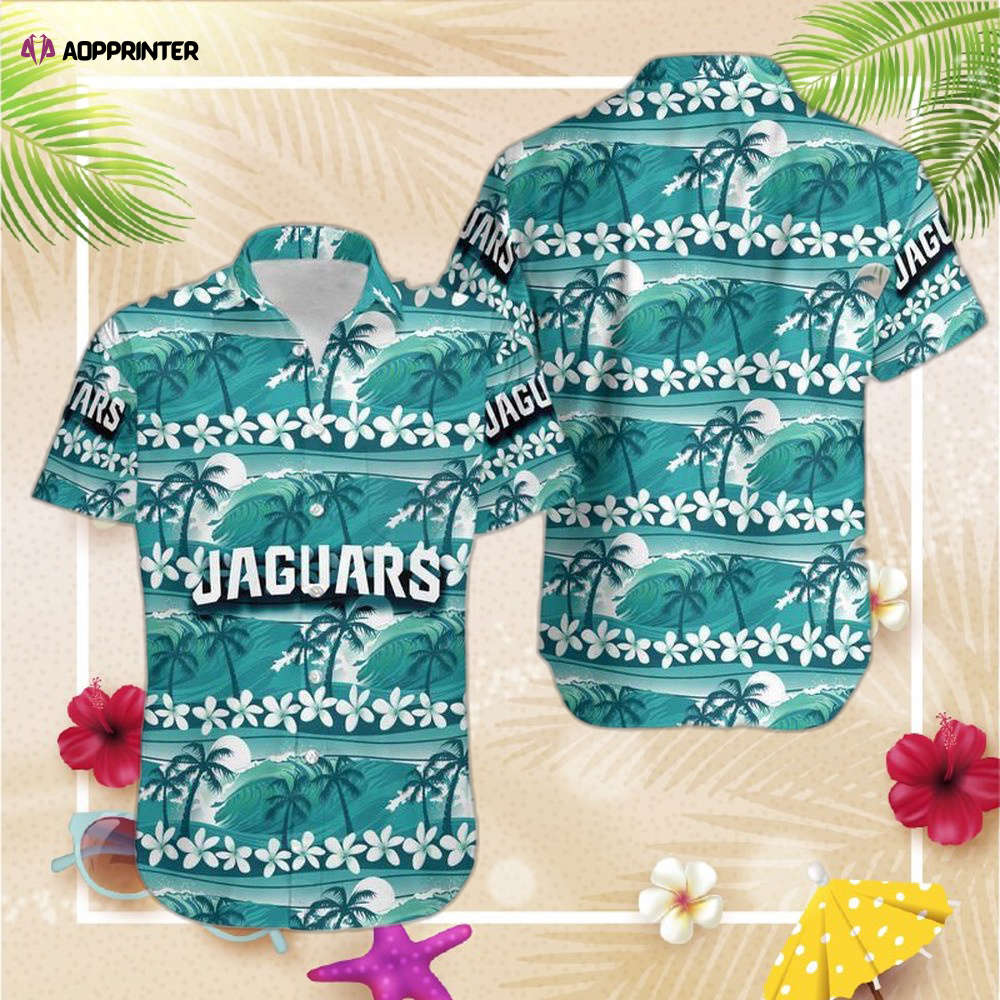 Jacksonville Jaguars Coconut Trees NFL Gift For Fan Hawaii Shirt and S