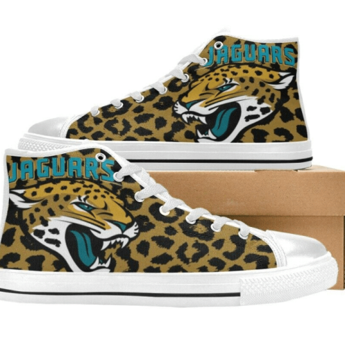 Jacksonville Jaguars NFL Football Custom Canvas High Top Shoes HT1088