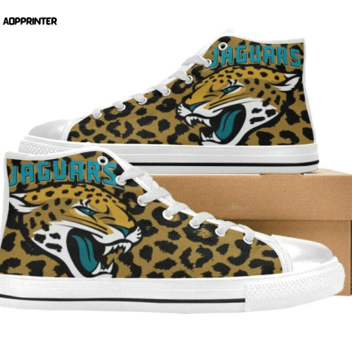 Jacksonville Jaguars NFL Football Custom Canvas High Top Shoes HT1088