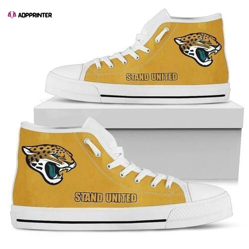 Jacksonville Jaguars NFL Football Custom Canvas High Top Shoes HT1140