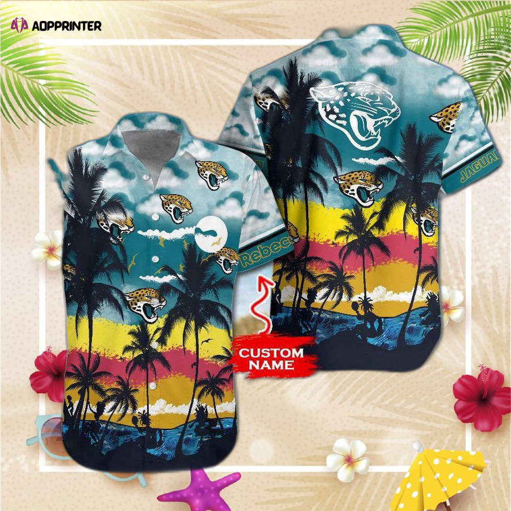 Jacksonville Jaguars NFL Gift For Fan Personalized Hawaiian