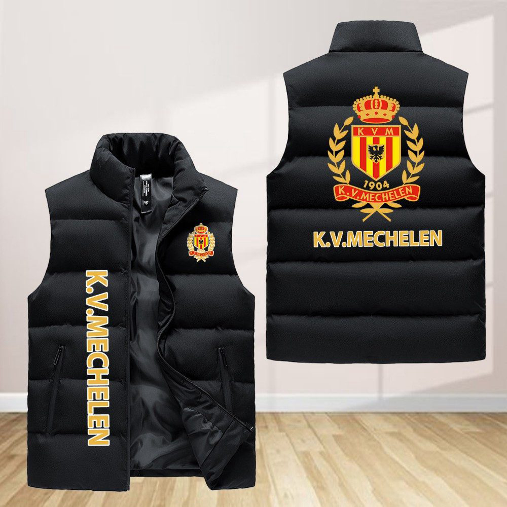 K.V. Mechelen Sleeveless Puffer Jacket Custom For Fans Gifts