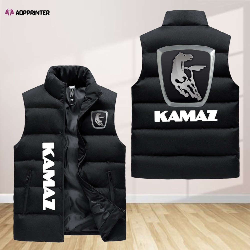 Kamaz Sleeveless Puffer Jacket Custom For Fans Gifts