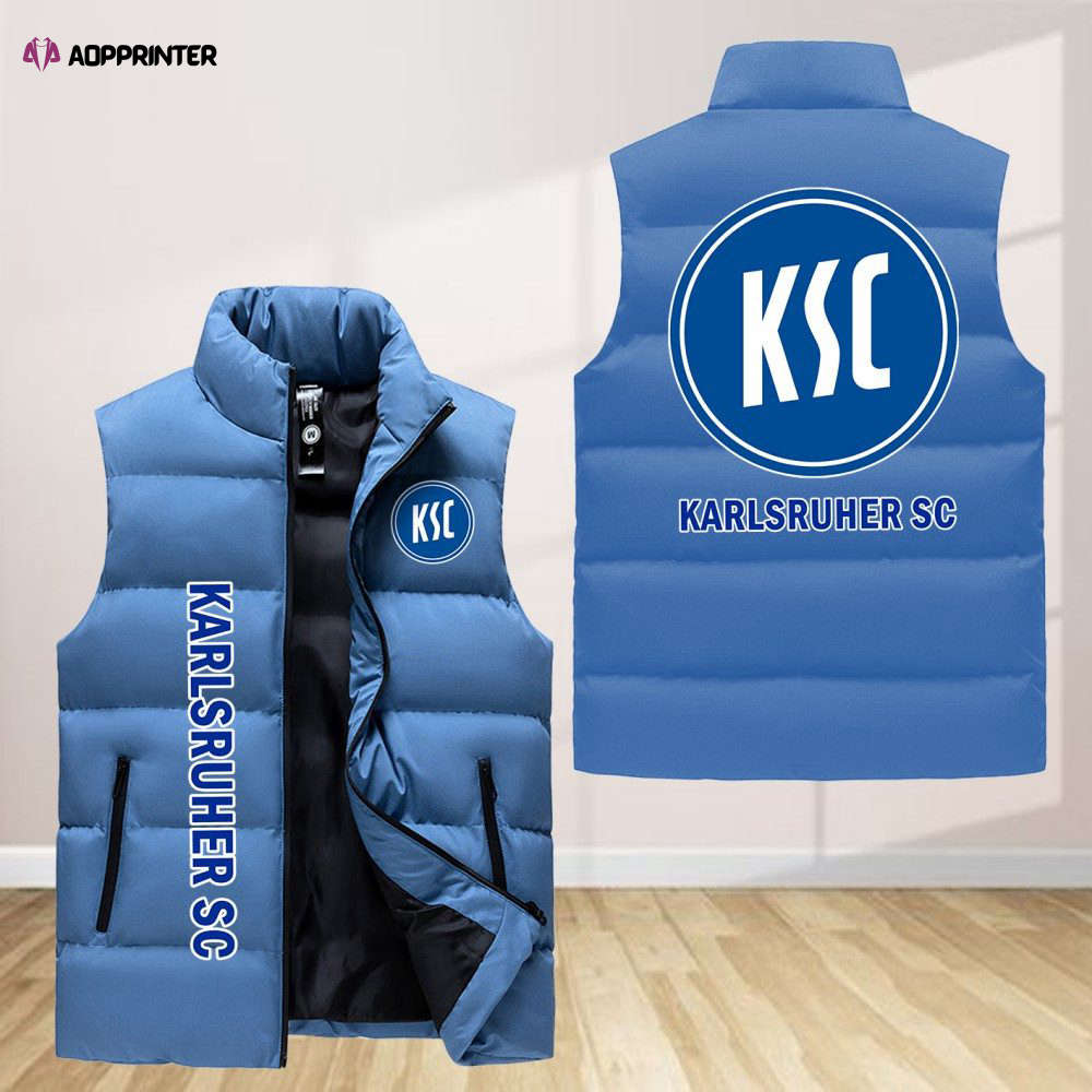 Karlsruher Sc Sleeveless Puffer Jacket Custom For Fans Gifts