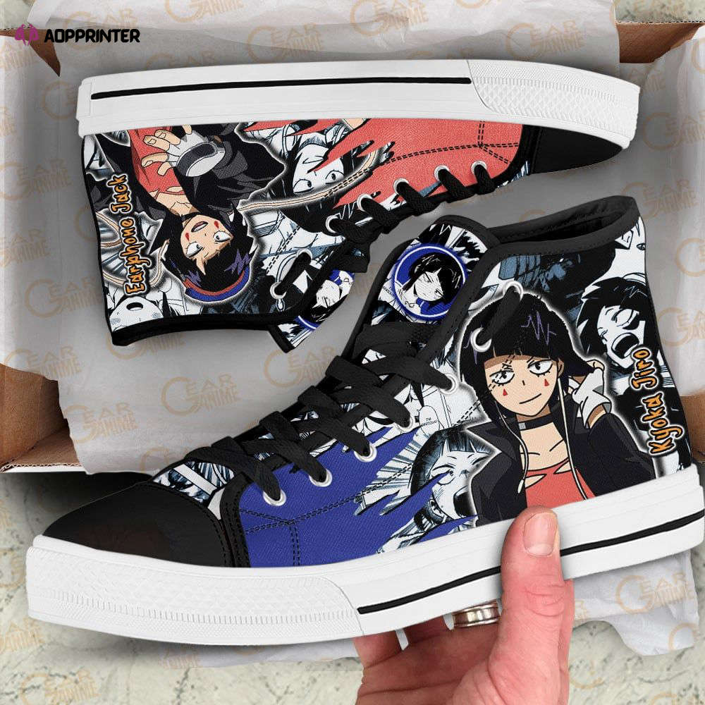 Kyoka Jiro High Top Shoes Custom My Hero Academia Anime For Fans