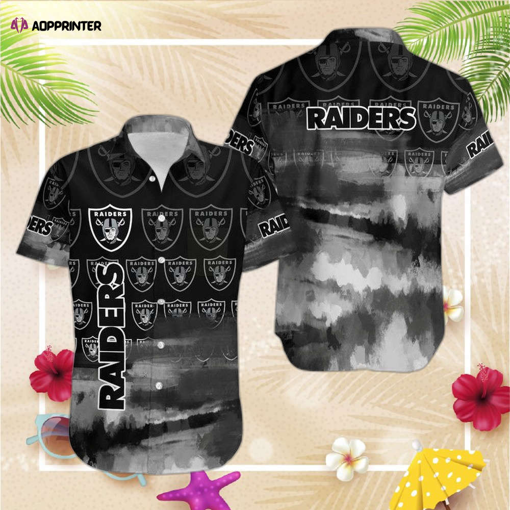 Las Vegas Raiders NFL Gift For Fan Hawaiian Graphic Print Short Sleeve