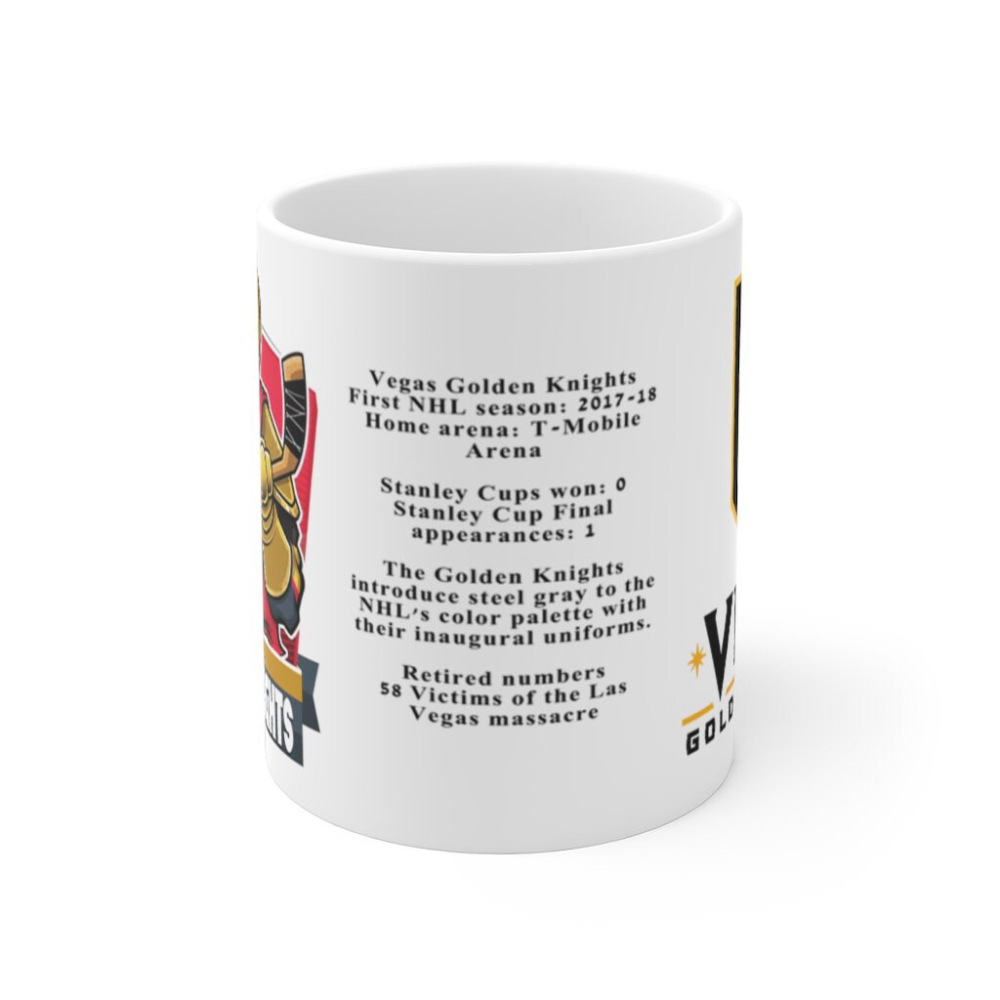 Las Vegas VGK ART Mug 11oz Gift For Fans Gift For Fans