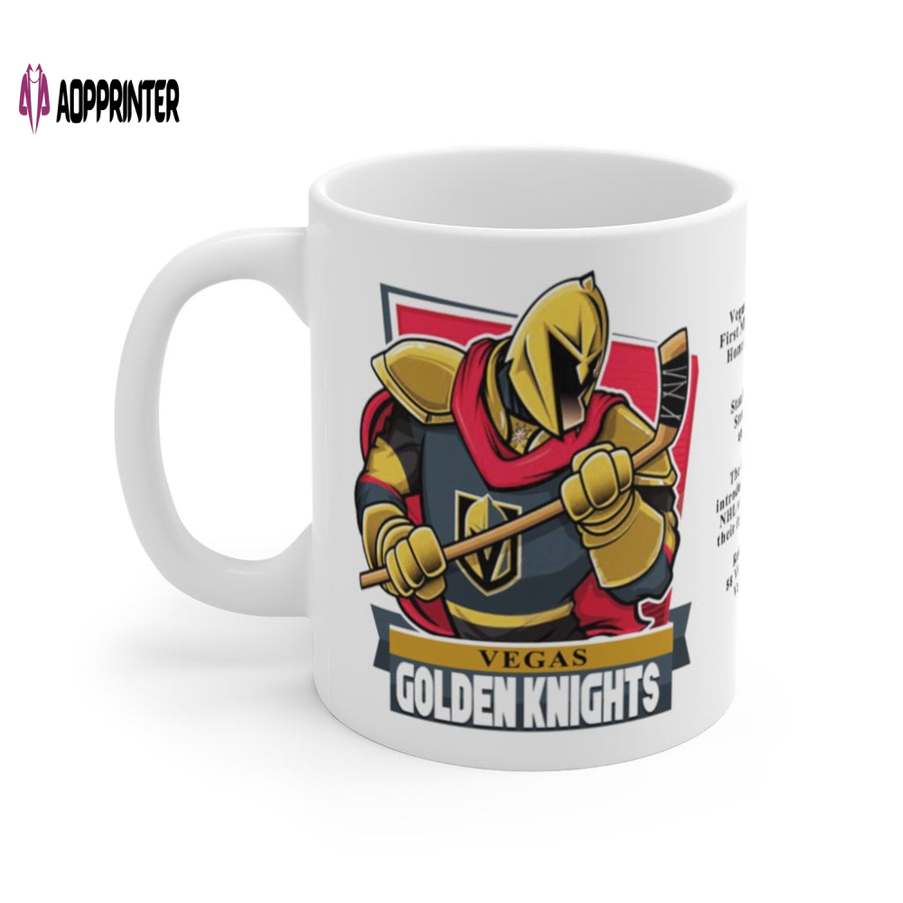 Las Vegas VGK ART Mug 11oz Gift For Fans Gift For Fans