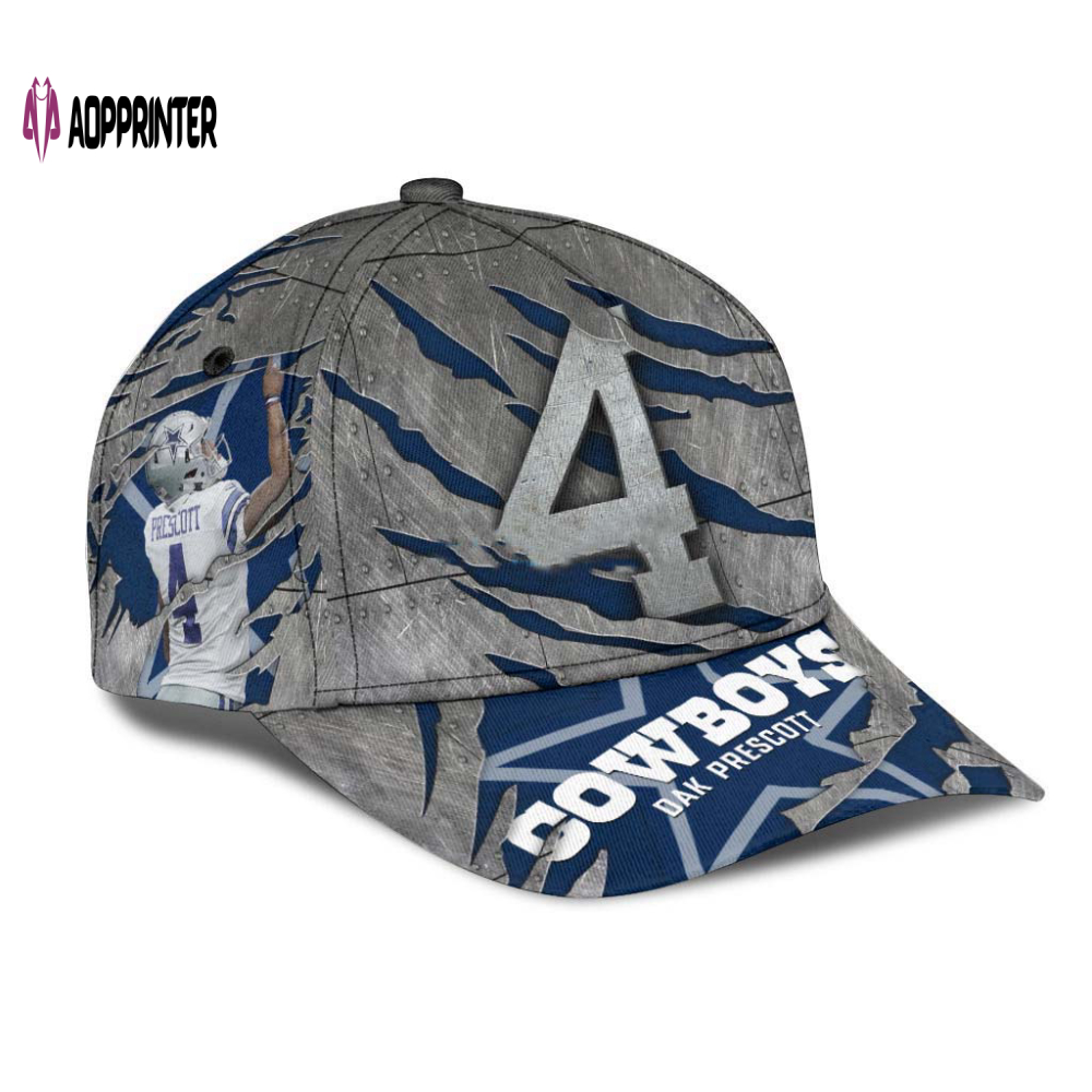 Personalized Dallas Cowboys Super Football Team 3D Hat