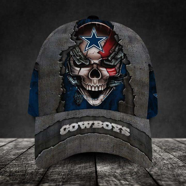 Limited Dallas Cowboys Skull American 3D Hat