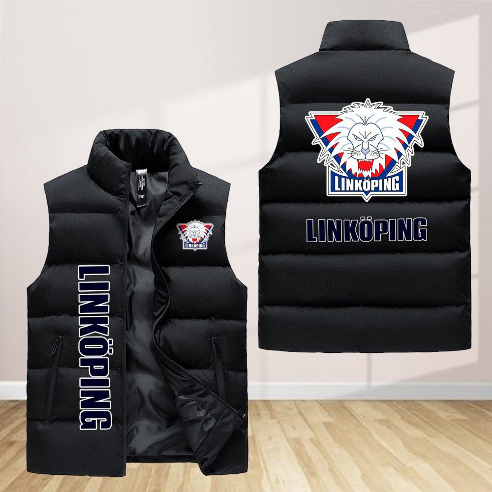 Linkoping Hc Sleeveless Puffer Jacket Custom For Fans Gifts