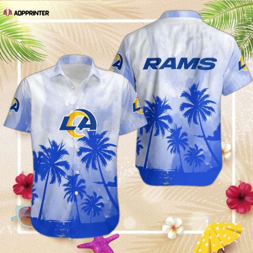 Los Angeles Rams Coconut Trees NFL Gift For Fan Hawaiian