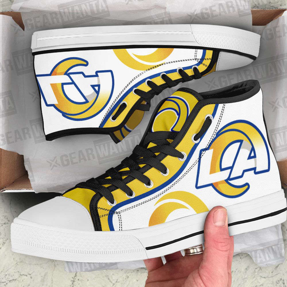 Los Angeles Rams High Top Shoes Custom For Fans