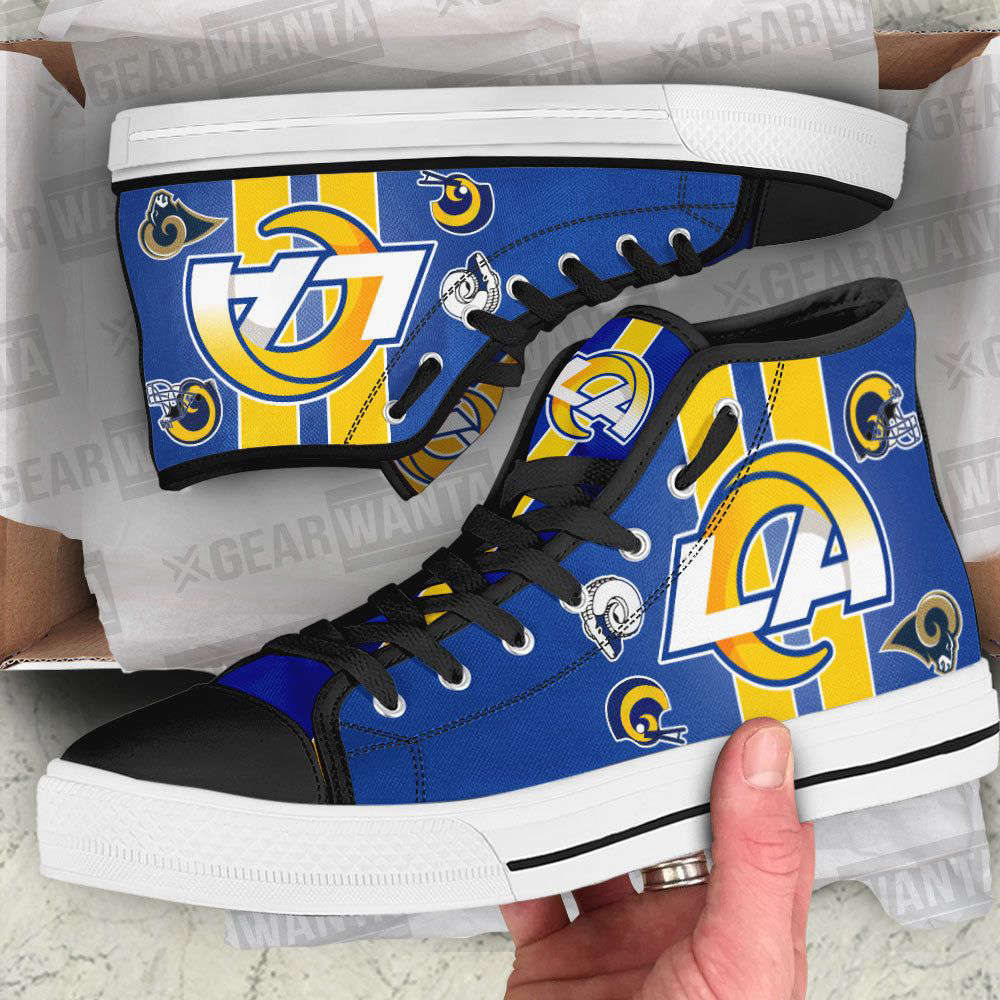 Los Angeles Rams High Top Shoes Custom For Fans