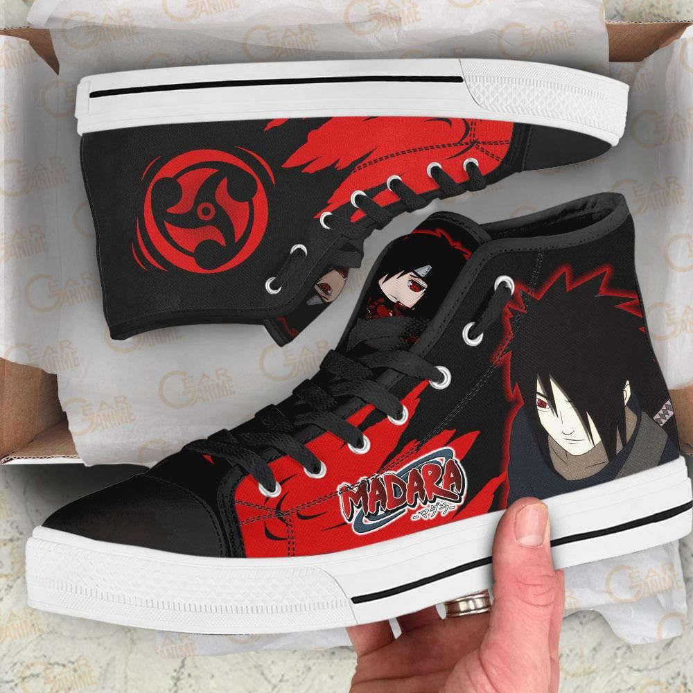 Madara Uchiha High Top Shoes Custom Naruto Anime For Fans