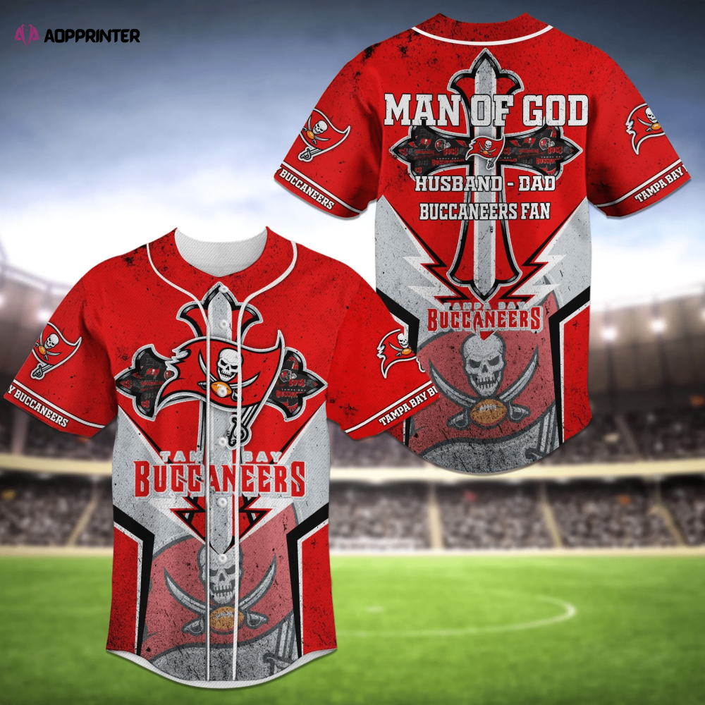 Man of God Tampa Bay Buccaneers Baseball Jersey Shirt