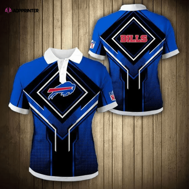Mens & Womens Buffalo Bills Square Lattice Polo Shirt