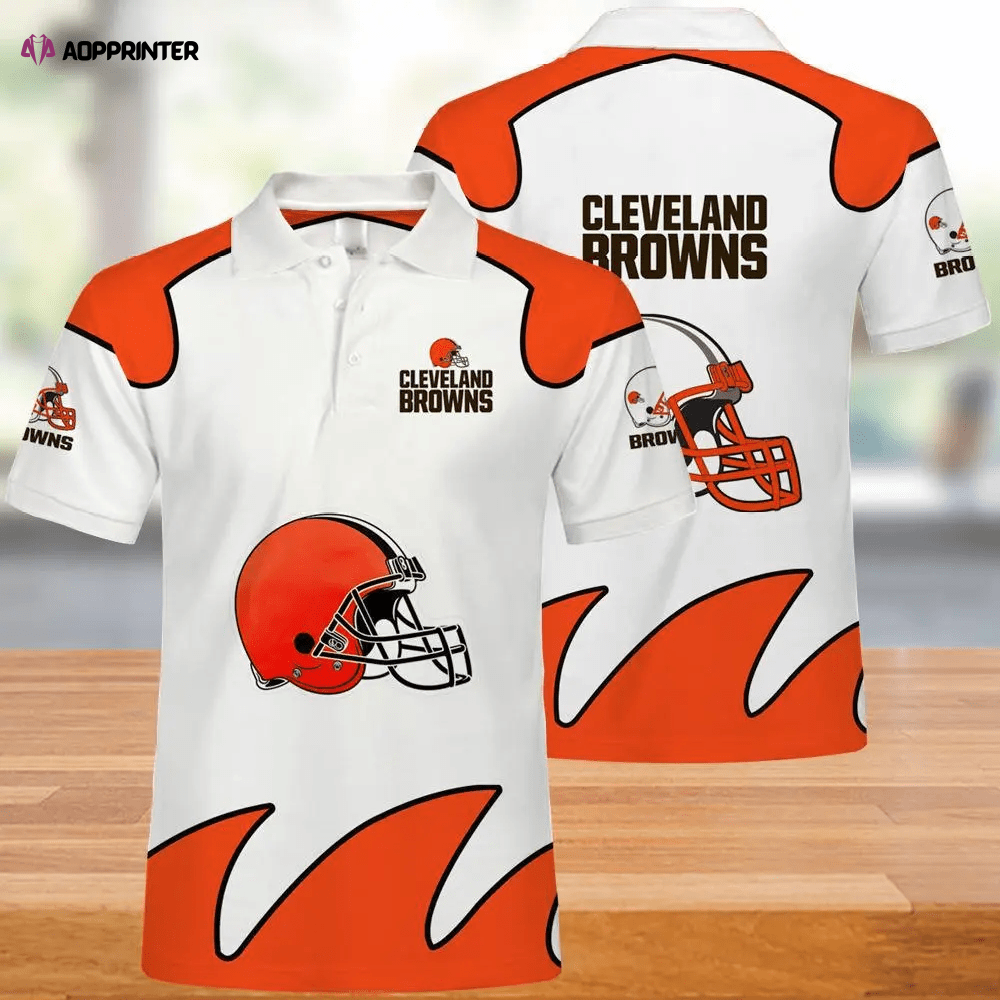 Mens & Womens Cleveland Browns Polo Shirts White