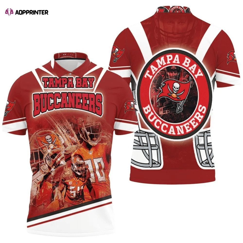 Mens & Womens Nfc South Division Champions Tampa Bay Buccaneers Super Bowl 2021 Polo Shirt All Over Print Shirt 3d T-shirt