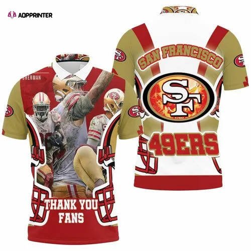 Mens & Womens San Francisco 49ers Fan 3d Jersey 3D All Over Print Polo Shirt