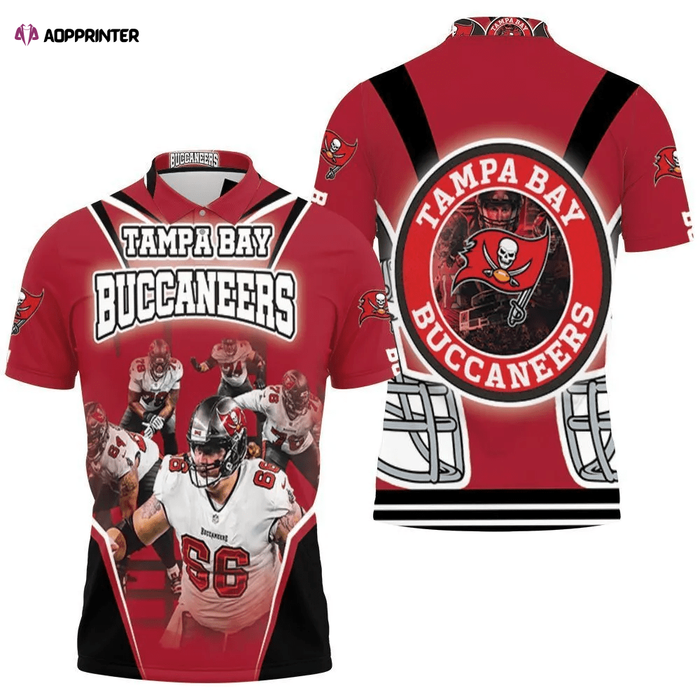 Mens & Womens Tampa Bay Buccaneers 2021 Super Bowl Champs 3D Polo Shirt