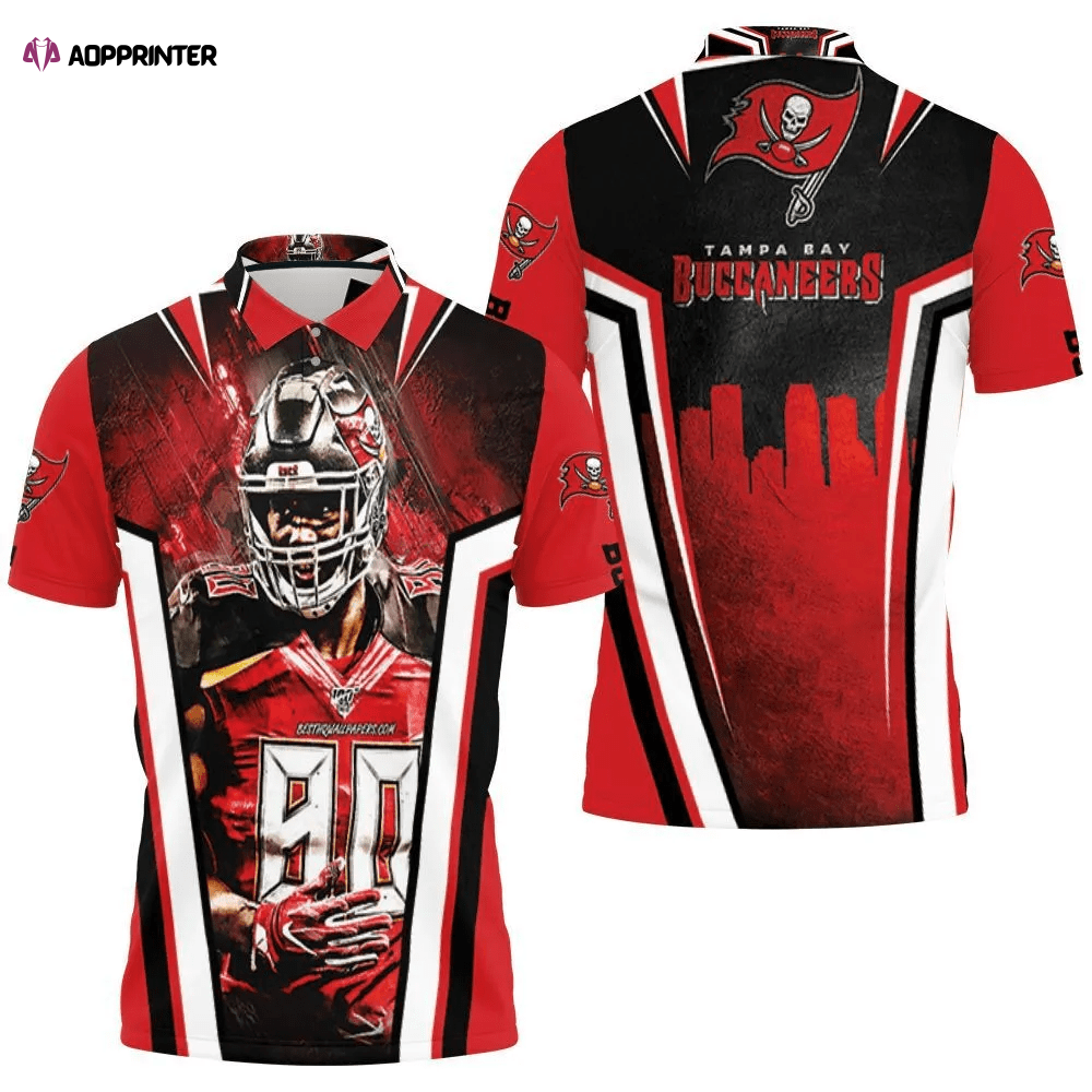 Mens & Womens Tampa Bay Buccaneers Super Bowl Champions O J Howard Polo Shirt All Over Print Shirt 3d T-shirt