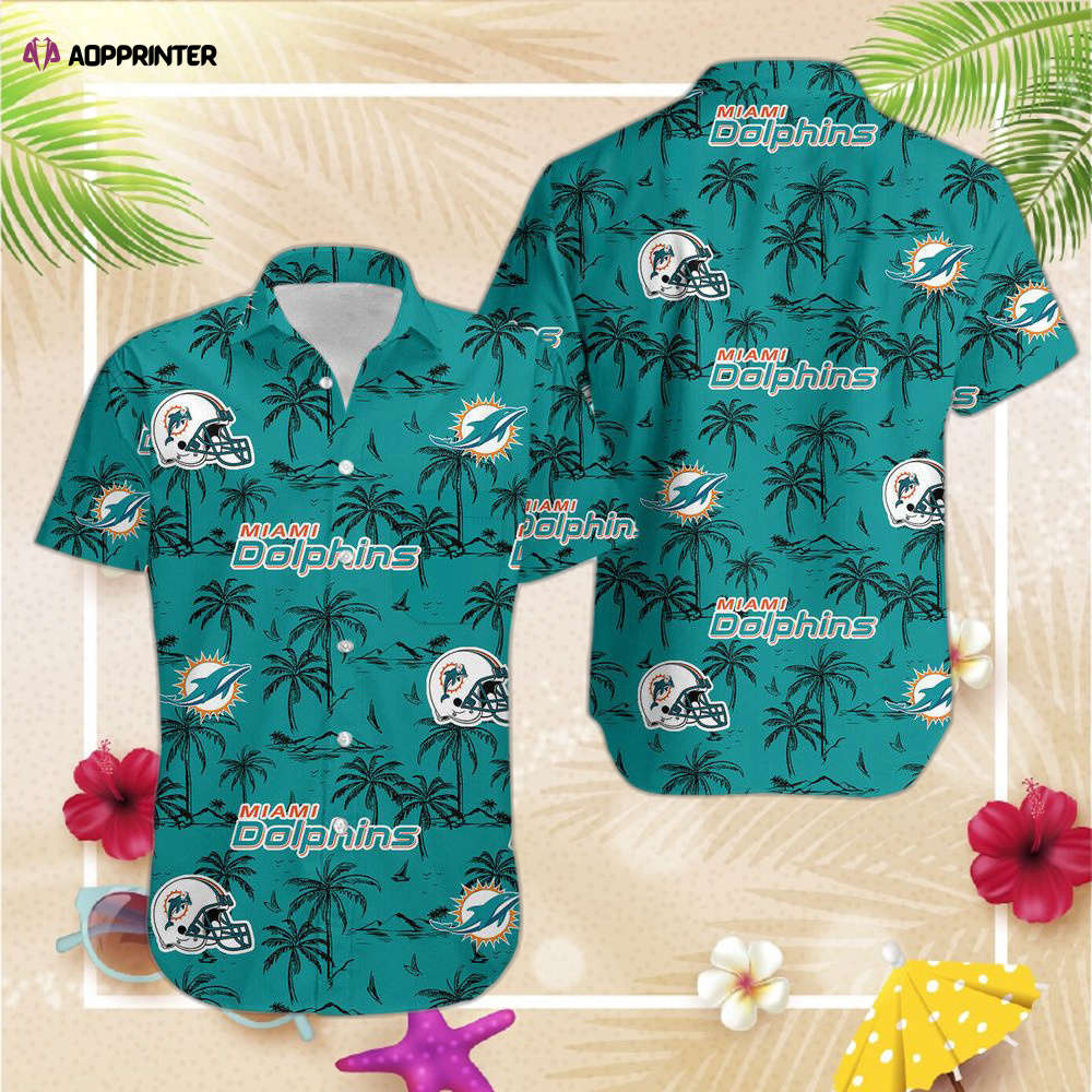 Miami Dolphins hawaiian shirt NFL for fan