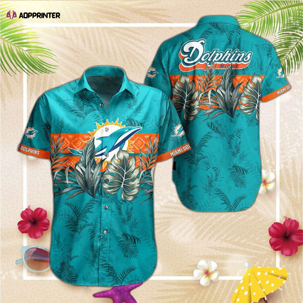 Miami Dolphins Hawaiian Shirt NFL Style  Summer