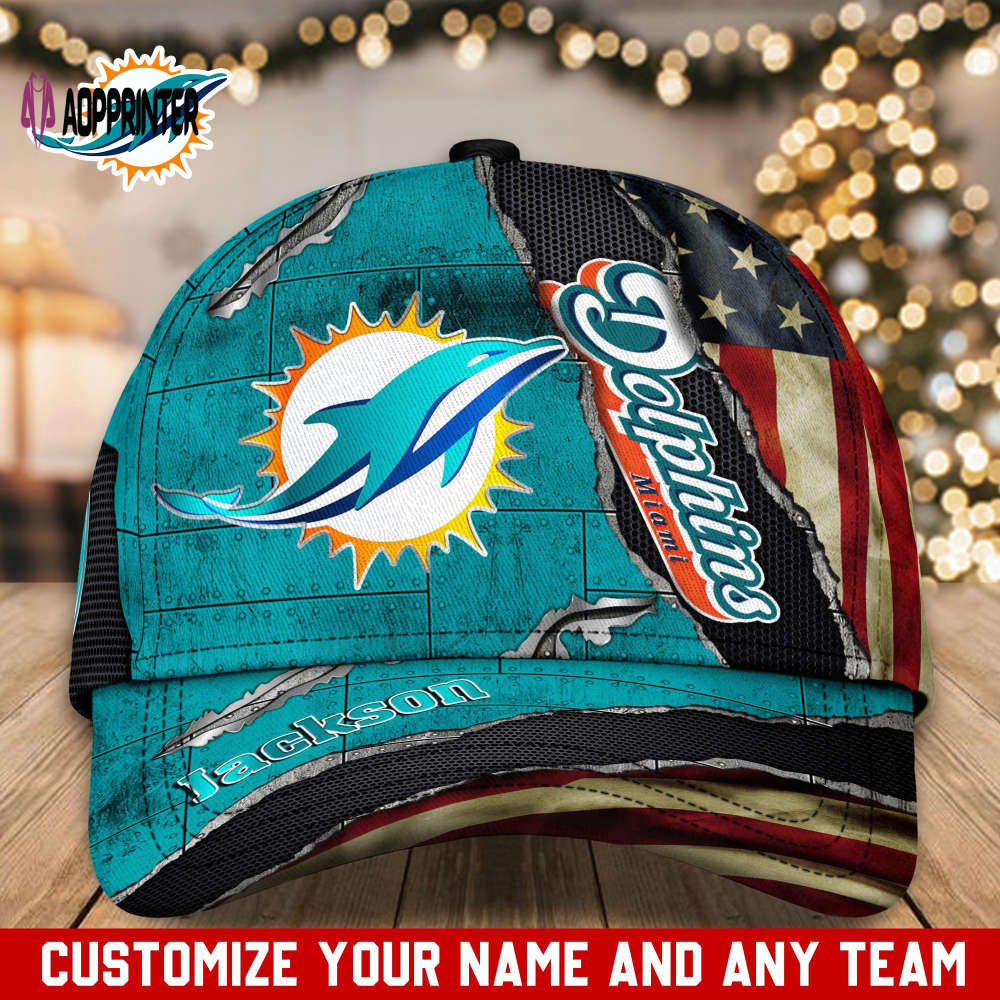 Miami Dolphins NFL Classic CAP Hats For Fans Custom