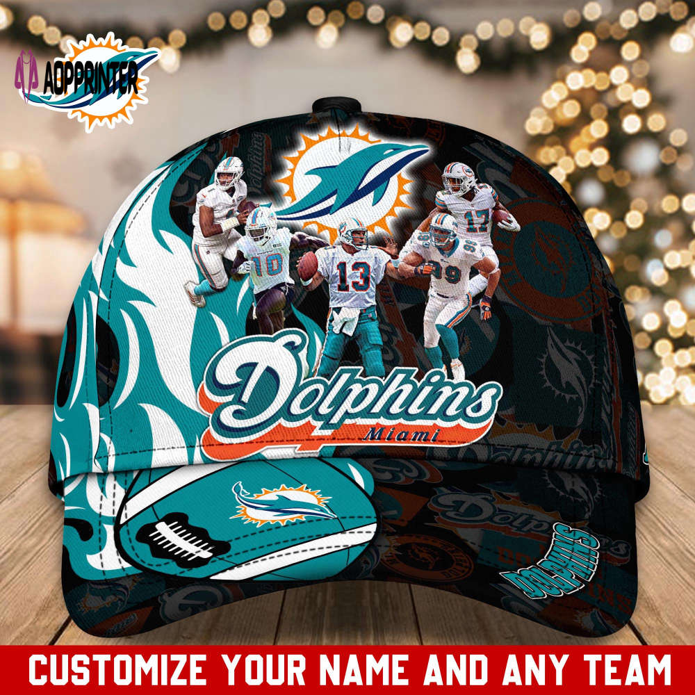 Miami Dolphins NFL Classic CAP Hats For Fans Custom