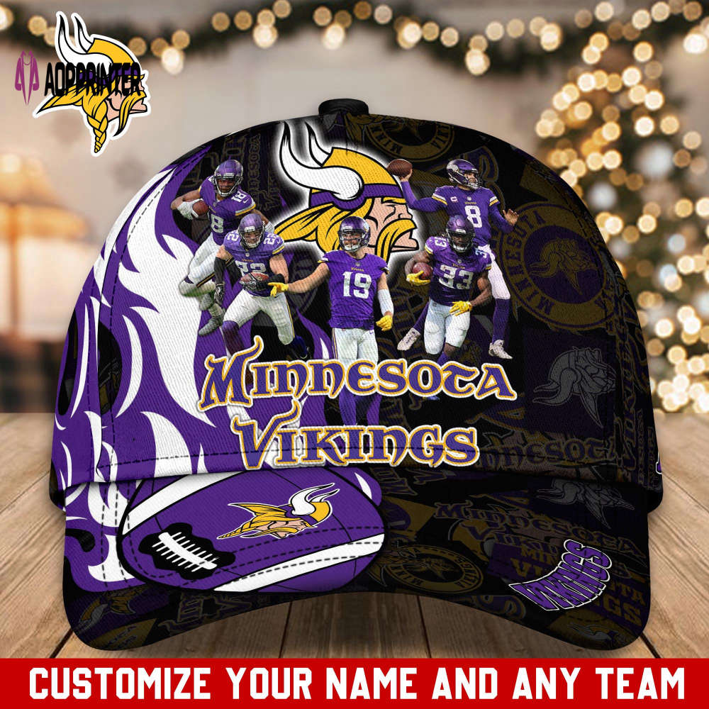 Minnesota Vikings NFL Classic CAP Hats For Fans Custom