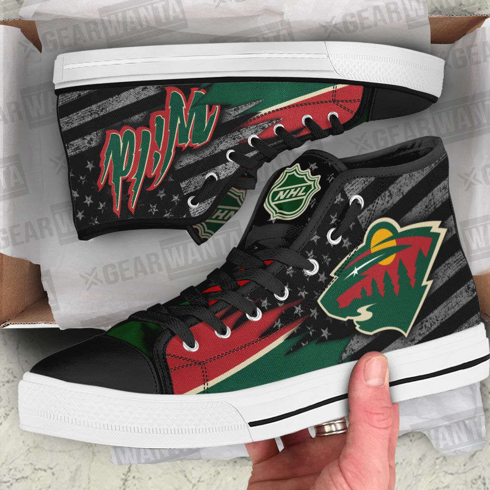 Minnesota Wild High Top Shoes Custom For Fans