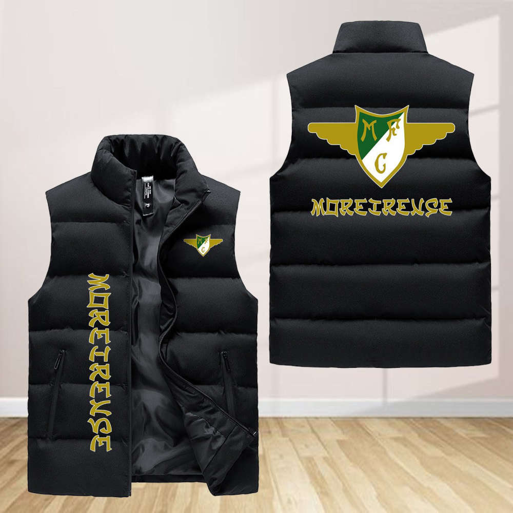 Moreirense F.C Sleeveless Puffer Jacket Custom For Fans Gifts