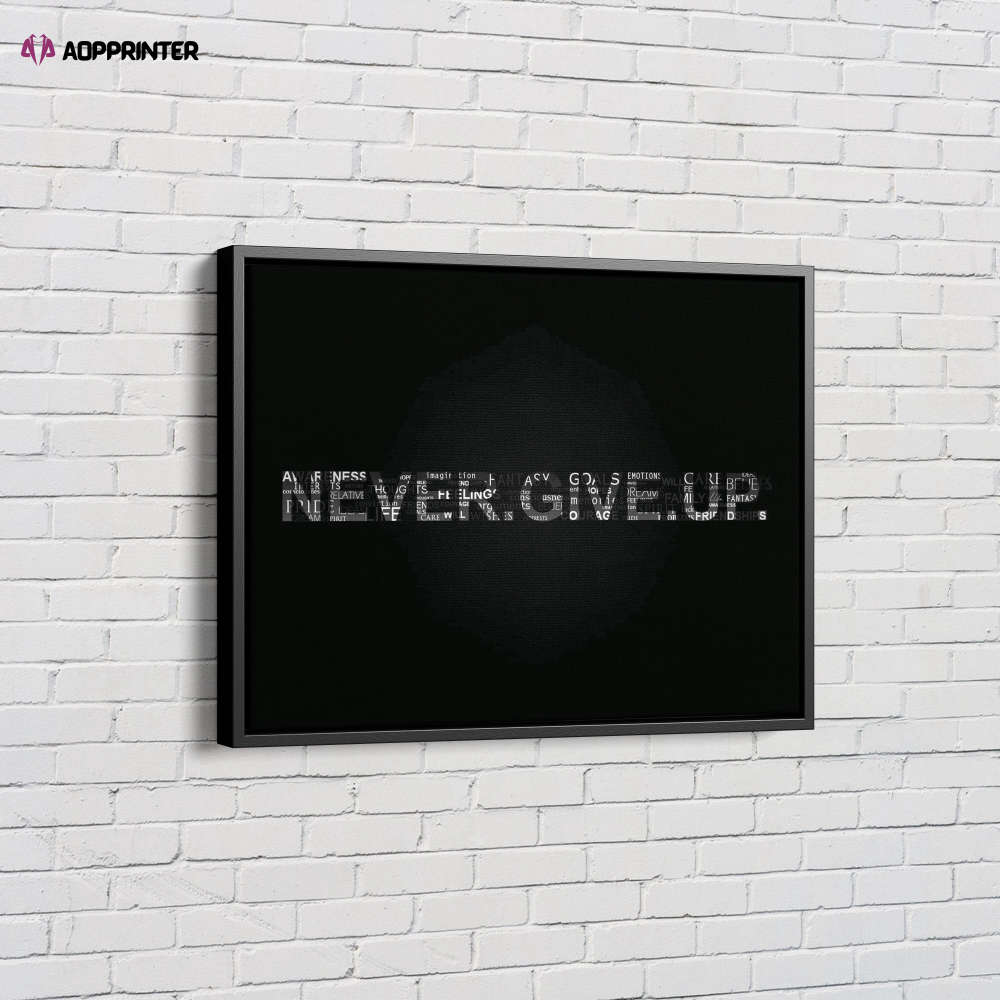 Motivation Never Give Up Motivation Text Quotes Inspirational Canvas Unique Design Wall Art Print Hand Made Ready to Hang Custom Design