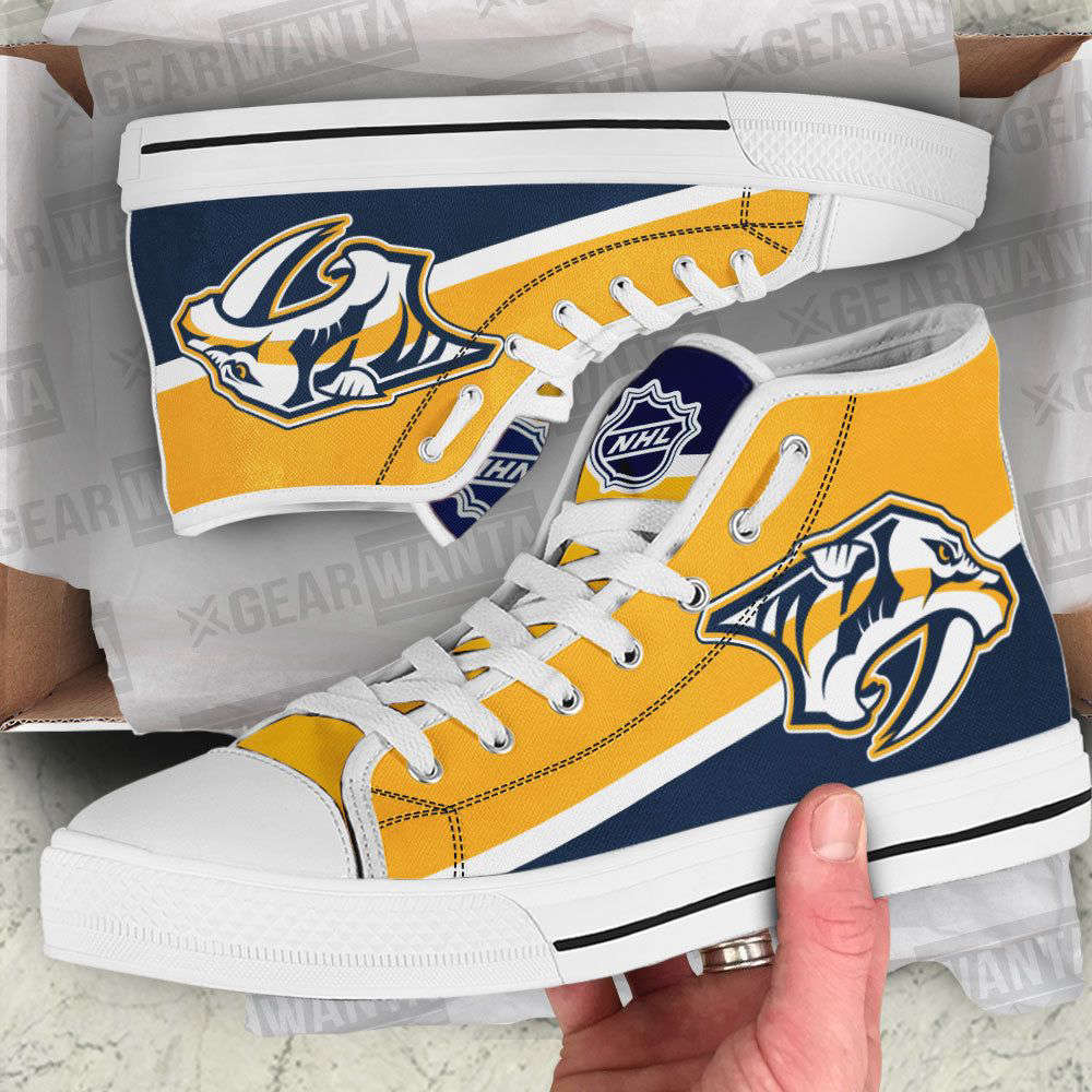 Nashville Predators High Top Shoes Custom For Fans