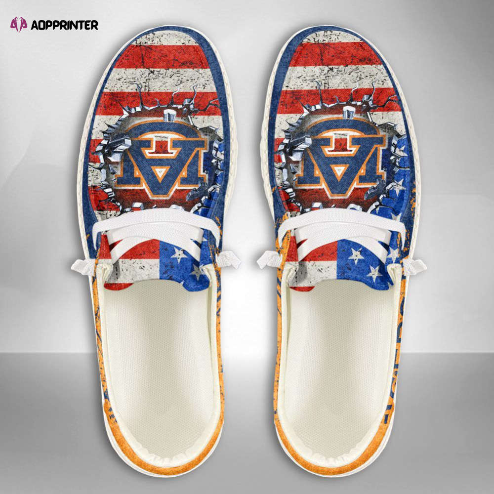 NCAA Auburn Tigers Hey Dude Shoes Wally Lace Up Loafers Moccasin Slippers