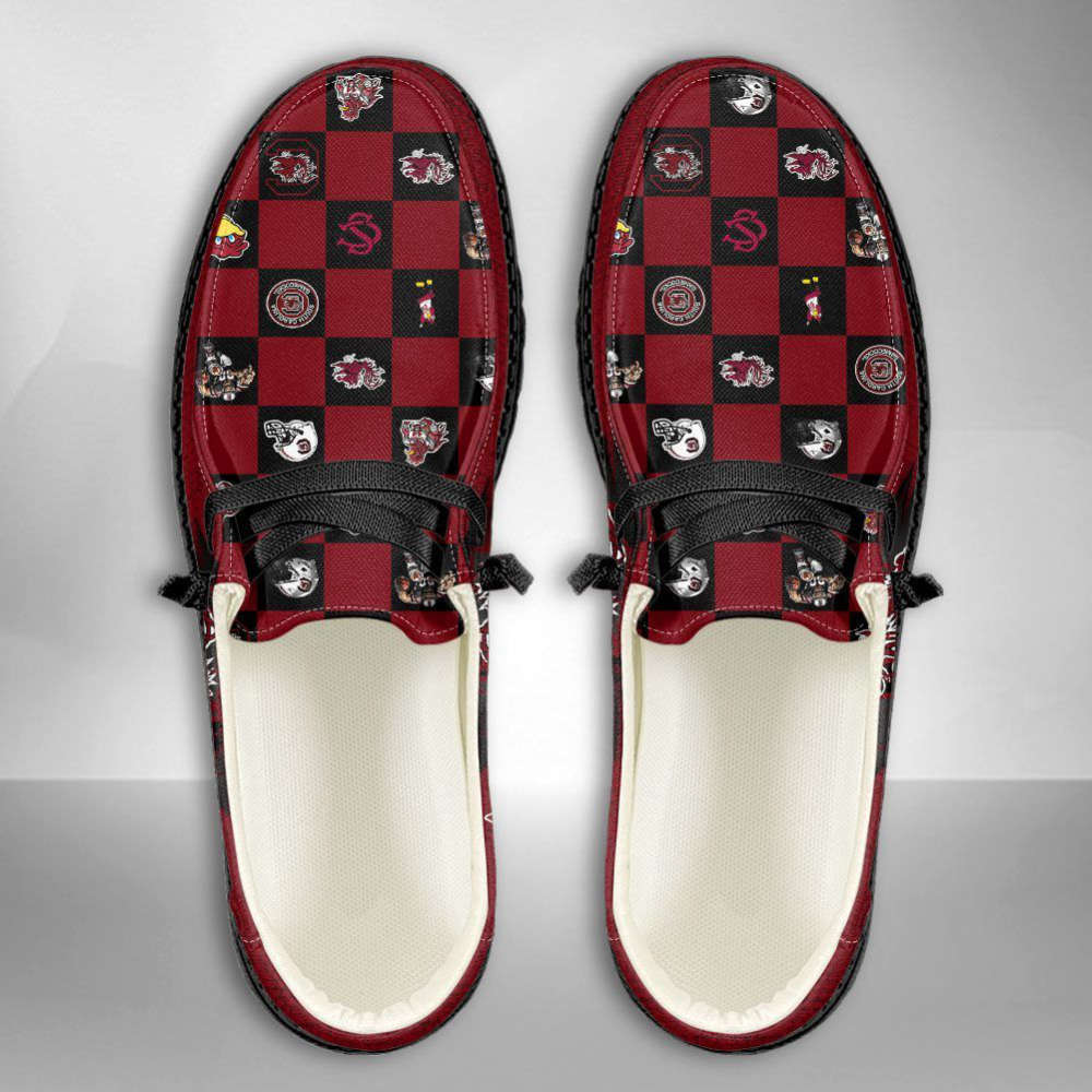 NCAA South Carolina Gamecocks Hey Dude Shoes Wally Lace Up Loafers Moccasin Slippers