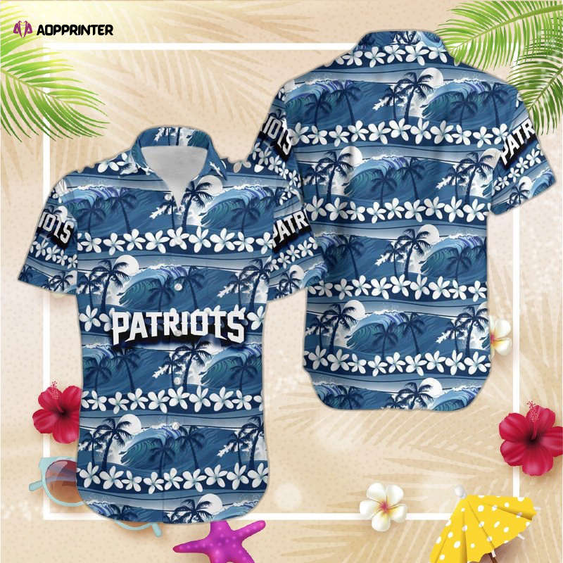 New England Patriots Coconut Trees NFL Gift For Fan Hawaii Shirt