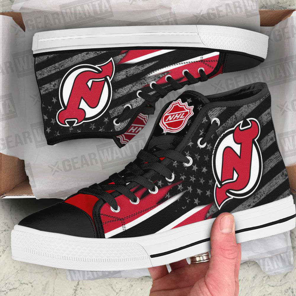 New Jersey Devils High Top Shoes Custom For Fans