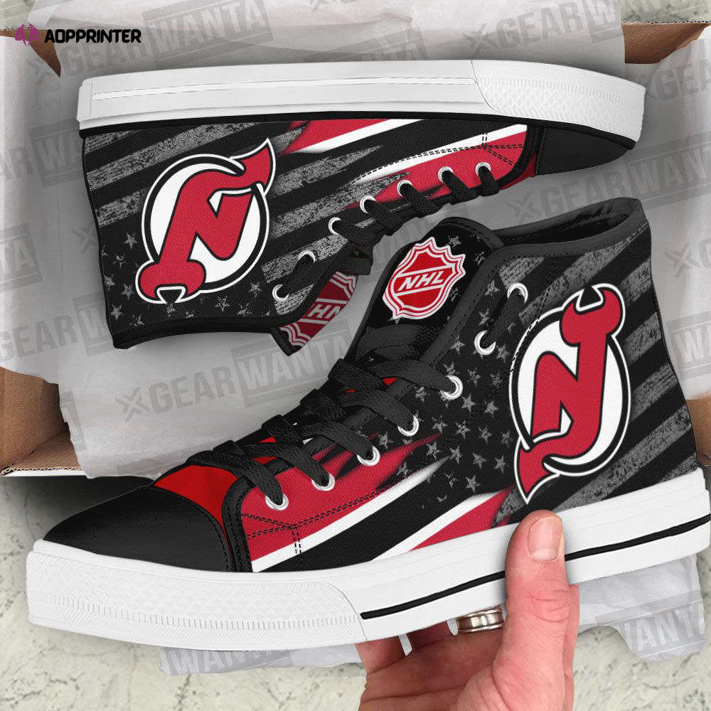 New Jersey Devils High Top Shoes Custom For Fans